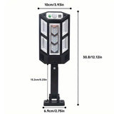 Motion Sensor Solar Powered Outdoor Lights 3 Modes with 43 LED Lamp Beads