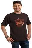 Motorcycles Garage Men's Bamboo Viscose/Organic Cotton Short Sleeve Graphic T-Shirt