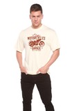 Motorcycles Garage Men's Bamboo Viscose/Organic Cotton Short Sleeve Graphic T-Shirt