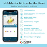 Motorola Halo+ Video Baby Monitor - Infant Wi-Fi Camera with Overhead Crib Mount - 4.3-Inch Color Screen with Infrared Night Vision and Intercom (Refurbished)