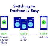 Motorola Moto G Pure Tracfone 32GB Blue - Prepaid Smartphone (Locked)  (Refurbished)
