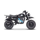 MotoTec 1500W 60V/20AH Electric Powered Mini Bike, Black (SAK32086)
