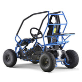 MotoTec Maverick 36V/36AH Blue Electric Motorized Go Kart, 1000W (95368142)