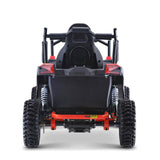MotoTec Raider 1200W 48V/12AH Kids Electric Full Suspension UTV, Red (SAK35260)