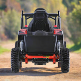 MotoTec Raider 1200W 48V/12AH Kids Electric Full Suspension UTV, Red (SAK35260)