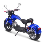 MotoTec Raven 60V/30AH 2500W Electric Moped Motorcycle Scooter For Adults, Blue (SAK98017)