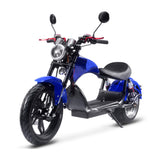 MotoTec Raven 60V/30AH 2500W Electric Moped Motorcycle Scooter For Adults, Blue (SAK98017)