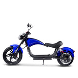 MotoTec Raven 60V/30AH 2500W Electric Moped Motorcycle Scooter For Adults, Blue (SAK98017)