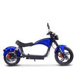 MotoTec Raven 60V/30AH 2500W Electric Moped Motorcycle Scooter For Adults, Blue (SAK98017)