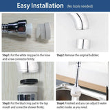 Movable Kitchen Tap Head 360° Rotatable Swivel