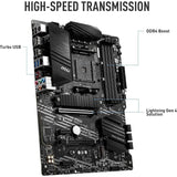 MSI B550-A PRO ProSeries Motherboard (AMD AM4, DDR4, PCIe 4.0, SATA 6Gb/s, M.2, USB 3.2 Gen 2, HDMI/DP, ATX) (Refurbished)