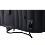 MSpa Tekapo Comfort Series Six-Person Inflatable Square Bubble Spa Hot Tub With 132 Bubble Jets [C-TE062] (SAK80641)