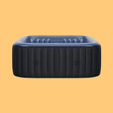MSpa Tekapo Comfort Series Six-Person Inflatable Square Bubble Spa Hot Tub With 132 Bubble Jets [C-TE062] (SAK80641)
