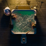 MSpa Oslo Supreme 6-Person 120 Jets Square Spa W/ LED Lights & Integrated App Control [F-OS063W] (SAK93516)