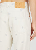 Martine Rose Men Relaxed Floral Print Jeans