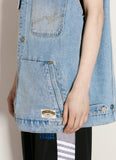 Martine Rose Women Denim Gilet