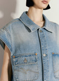 Martine Rose Women Denim Gilet