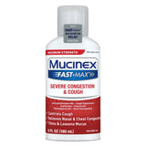 Mucinex Fast-Max Severe Congestion & Cough Liquid, Maximum Strength, 6 oz