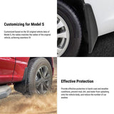 TESERY Mud Flaps Splash Guards for Model S 2014-Present