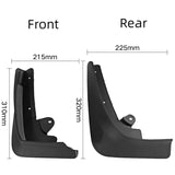 TESERY Mud Flaps Splash Guards for Model X 2016-Present