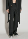 Mugler Men Cut-Out Tailored Pants