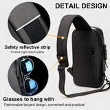 Multi-functional Trendy Sling Bag with Password Lock