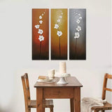 Multi-Panel Modern Abstract Paintings on Canvas Stretched on Wood