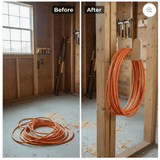 Multi-Purpose Utility Organizer Hooks - Stud Mounted