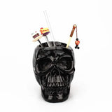 Multifunction Creative Skull Storage Stationery Holder