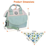 Multifunctional Diaper Changing Bag with 2 Insulated Pockets Commute Bag