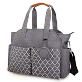 Multifunctional Diaper Changing Tote Bag with Adjustable Messenger Strap