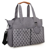 Multifunctional Diaper Changing Tote Bag with Adjustable Messenger Strap