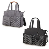 Multifunctional Diaper Changing Tote Bag with Adjustable Messenger Strap