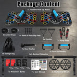 Multifunctional Push Up Board Home Strength Training Equipment with 15 Fitness Accessories