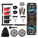 Multifunctional Push Up Board Home Strength Training Equipment with 15 Fitness Accessories