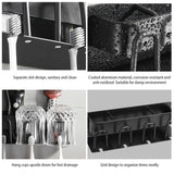 Multifunctional Toothbrush Holder Rack Organizer