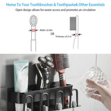 Multifunctional Toothbrush Holder Rack Organizer