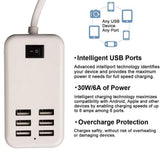 Multiport 6-USB US AC Wall Charger