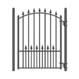 5FT Heavy-Duty Munich Powder-Coated Galvanized Steel Pedestrian Gate (SAK35824)
