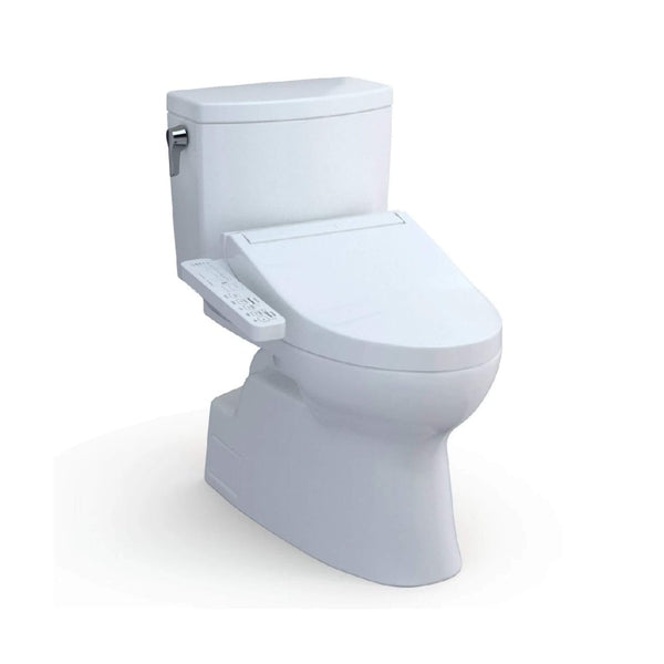 [MW4743074CUFG#01] TOTO Vespin II 1.0 GPF Elongated Toilet With C2 Bidet Seat And Left Hand Lever (SAK17351)