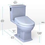 [MW4944734CEMFG#01] TOTO Connelly 1.28 GPF And 0.9 GPF Elongated Toilet With S7A Auto Open Bidet Seat (SAK24169)