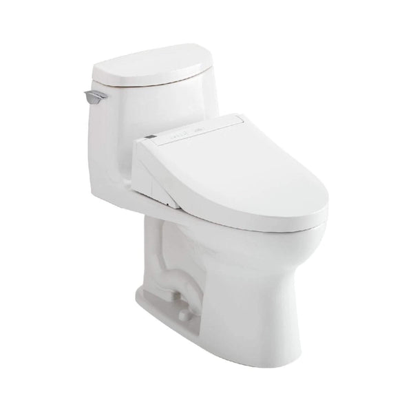 [MW6043084CUFG#01] TOTO Ultramax II 1G Washlet C5 And 1.0 GPF Elongated Toilet With Left Hand Lever (SAK09436)
