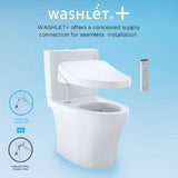 [MW6143084CEFG#01] TOTO Carlyle II 1.28 GPF One Piece Elongated Toilet With Washlet C5 Bidet Seat (SAK03124)