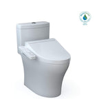 [MW6463074CEMFGN#01] TOTO Aquia IV 1.28 GPF And 0.9 GPF Dual Flush Elongated Chair Height Toilet With C2 Bidet Seat (SAK90875)