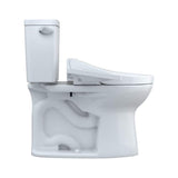 [MW7763074CEFG#01] TOTO Drake Washlet C2 And 1.28 GPF Left Hand Lever With Elongated Universal Height Bidet Toilet (SAK01352)