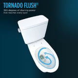 [MW7763074CEFG.10#01] TOTO Drake 1.28 GPF With Washlet C2 Elongated Bidet Toilet And 10" Rough In (SAK73915)