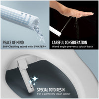 [MW7764726CEFGA#01] TOTO Drake 1.28 GPF Elongated Chair Height Toilet With Washlet S7 Heated Auto Open Bidet Seat (SAK19563)