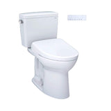 [MW7764736CEGA#01] TOTO Drake 1.28 GPF Elongated Toilet With Washlet S7A Heated Auto Open Bidet Seat (SAK85137)