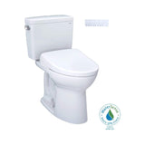 [MW7764736CSFGA.10#01] TOTO Drake 1.6 GPF Universal Height Toilet With Washlet S7A Auto Open Bidet Seat (SAK52849)