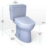 [MW7764736CSGA#01] TOTO Drake 1.6 GPF With Washlet S7A Elongated Auto Flush Bidet Seat Toilet (SAK52781)